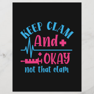 Nurse Gift Keep Calm And Okay Not That Clam