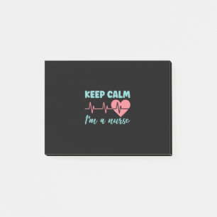 Nurse Gift Keep Calm I Am A Nurse Post-it Notes