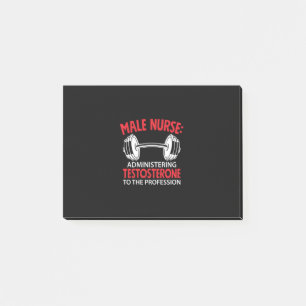 Nurse Gift Male Nurse Administrering Post-it Notes