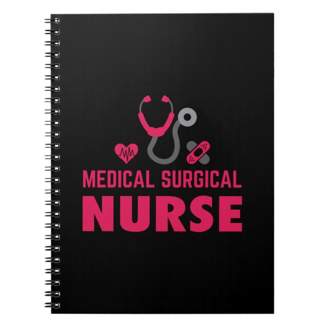 Nurse Gift Medical Surgical Nurse Notebook (Front)