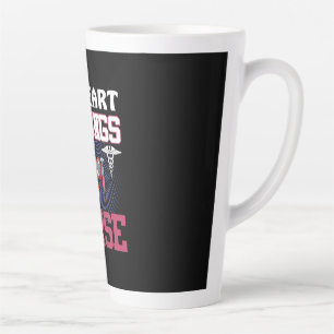 Nurse Gift   My Heart Belongs Nurse Latte Mug