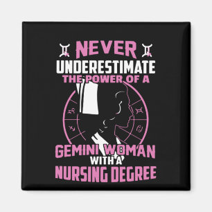 Nurse Gift Never Underestimate The Power Magnet