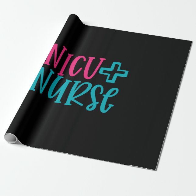 Nurse Gift | NICU Nurse Wrapping Paper (Unrolled)