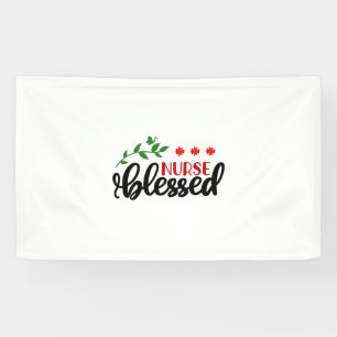 Nurse Gift Nurse Blessed Banner