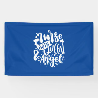 Nurse Gift | Nurse Both Queen And Angels Banner