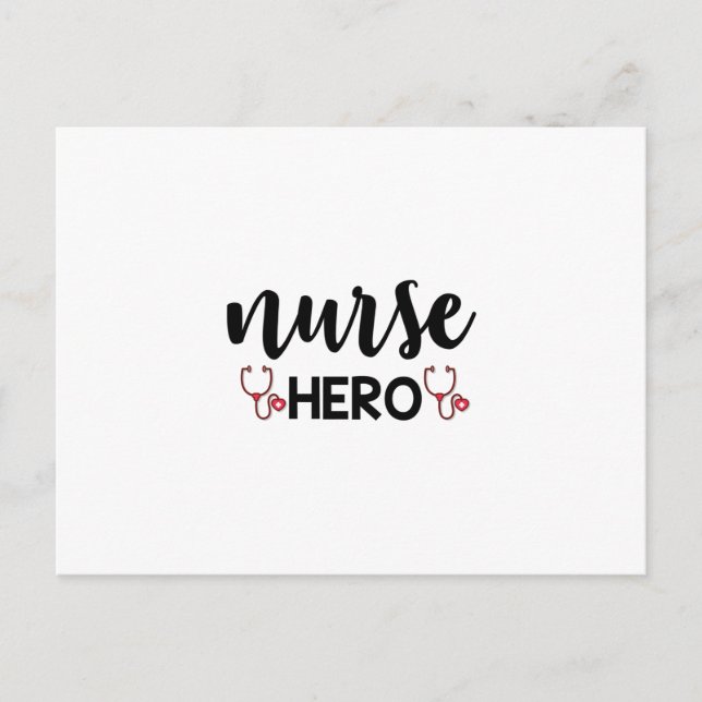 Nurse Gift Nurse Hero Postcard (Front)