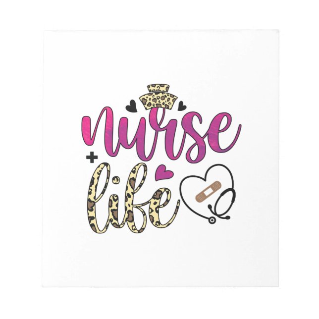 Nurse Gift Nurse Libe Notepad (Front)