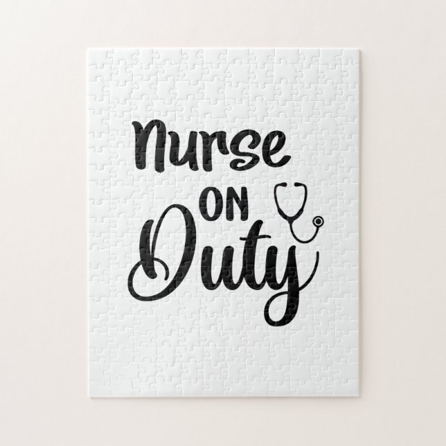 Nurse Gift Nurse On Duty Jigsaw Puzzle (Vertical)