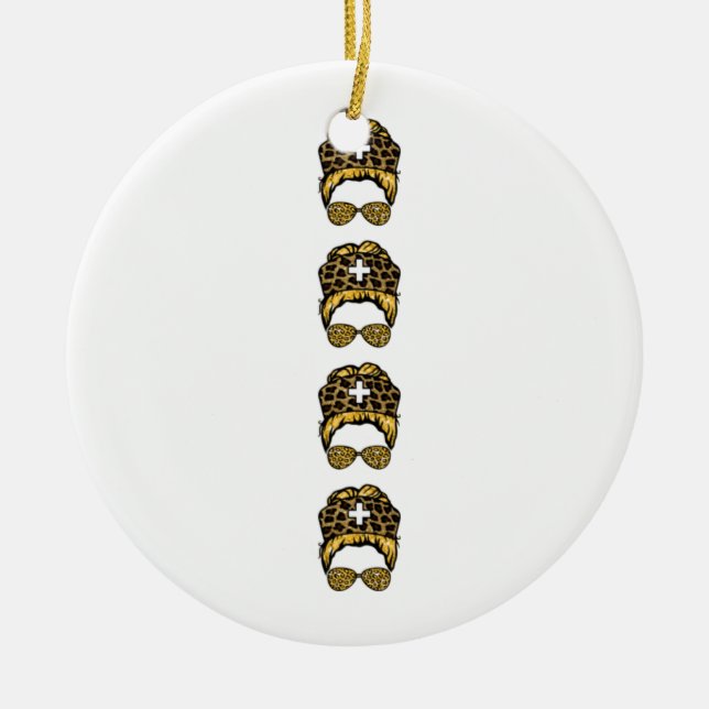 Nurse Gift Nurse Pen Wrap Bundle Ceramic Tree Decoration (Front)