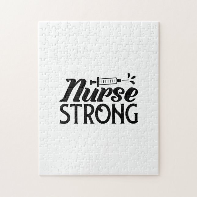 Nurse Gift Nurse Strong Jigsaw Puzzle (Vertical)
