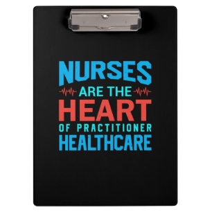 Nurse Gift   Nurses Are The Heart Clipboard