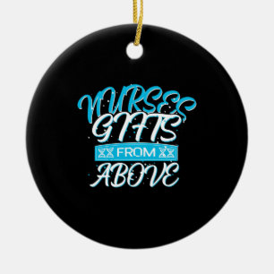 Nurse Gift   Nurses Gifts From Above Ceramic Tree Decoration