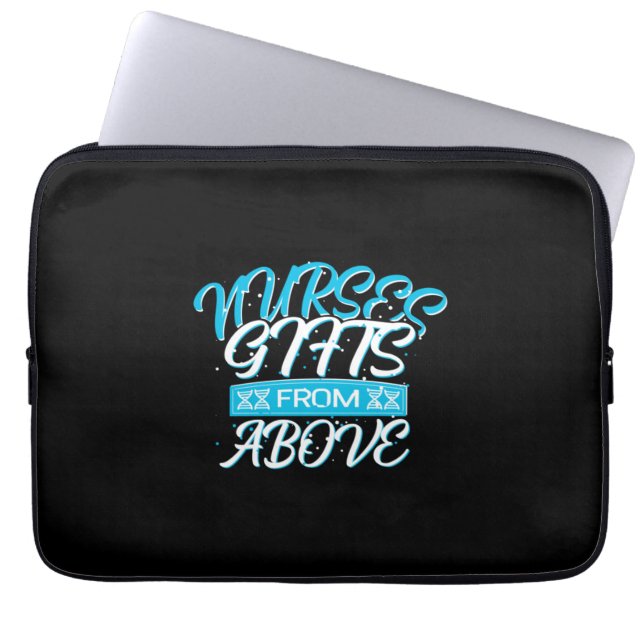 Nurse Gift | Nurses Gifts From Above Laptop Sleeve (Front)