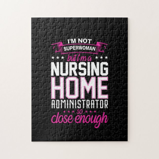 Nurse Gift Nursing Home Administrator Jigsaw Puzzle (Vertical)