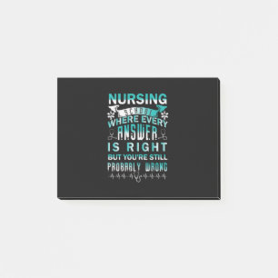 Nurse Gift Nursing School Where Every Post-it Notes