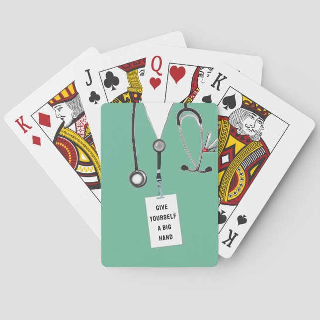 Nurse Gift Playing Cards (Back)