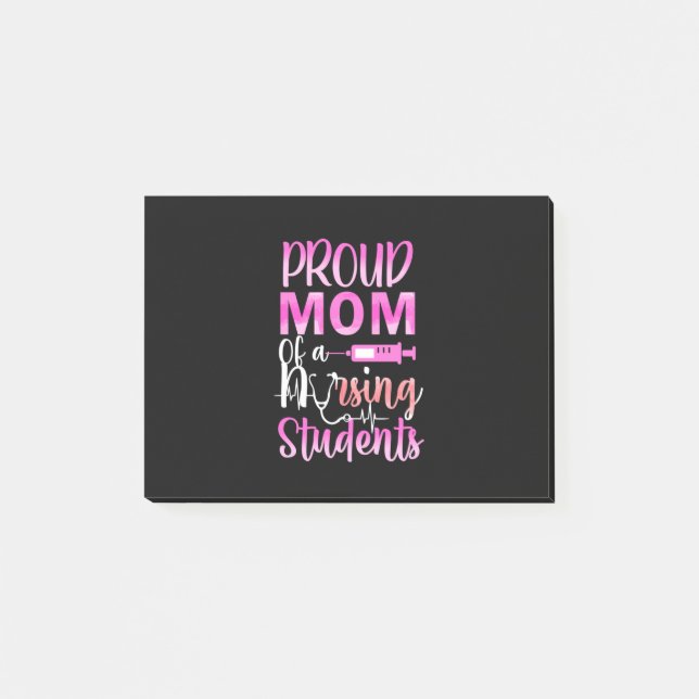 Nurse Gift | Proud Mom Of A Nursing Post-it Notes (Front)