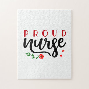 Nurse Gift Proud Nurse Jigsaw Puzzle