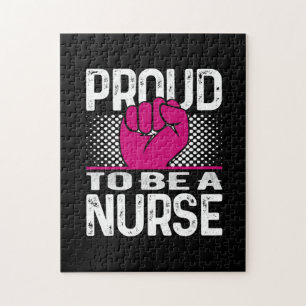Nurse Gift   Proud To Be A Nurse Jigsaw Puzzle