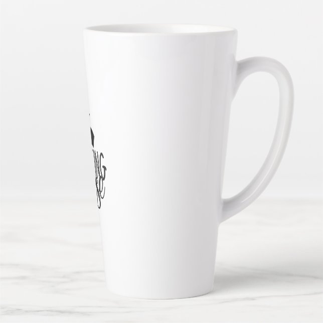 Nurse Gift Resting Nurse Face Latte Mug (Right)