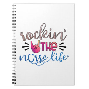 Nurse Gift Rockin' The Norse Life Notebook
