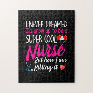 Nurse Gift   Super Cool Nurse Jigsaw Puzzle
