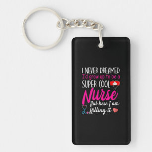 Nurse Gift Super Cool Nurse Key Ring