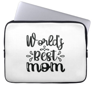 Nurse Gift World's Best Mum Laptop Sleeve