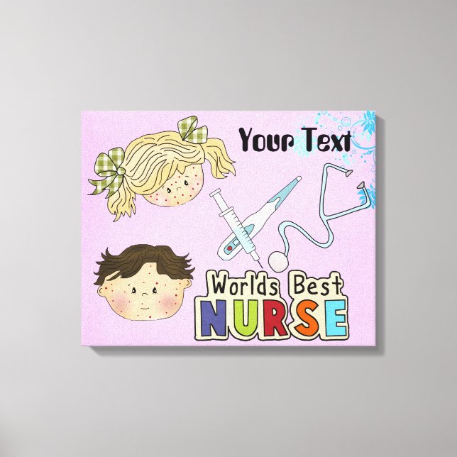 Nurse Gift Wrapped Canvas (Front)