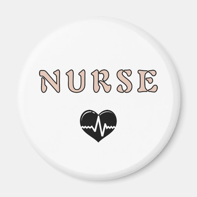 Nurse Gifts Pinback Button Magnet (Front)
