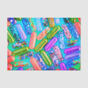 Nurse glitter medication medical pills cute tissue paper