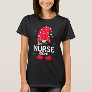 Nurse Gnome Matching Family Group Christmas Party T-Shirt