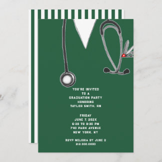 Nurse Grad Party Invitation
