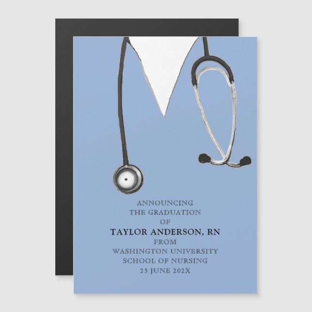 Nurse Graduation Announcement (Front/Back)