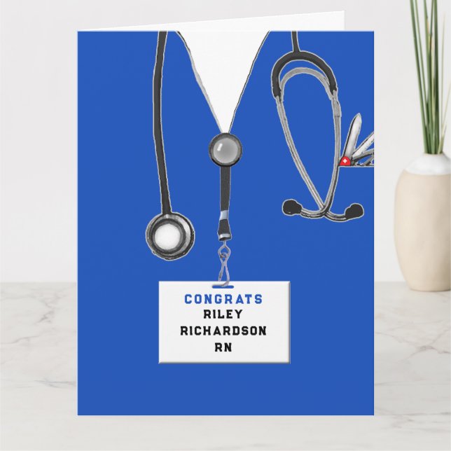 Nurse Graduation Card (Front)