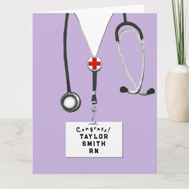 Nurse Graduation Congrats Card (Front)