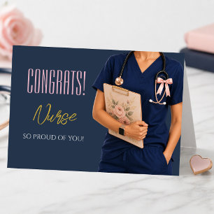Nurse Graduation Congratulations Card