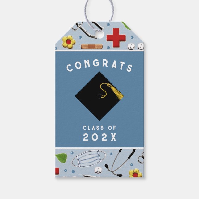 Nurse Graduation Gift Tags (Front)