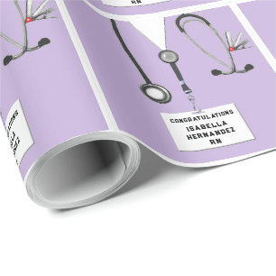 Nurse Graduation Gifts Wrapping Paper