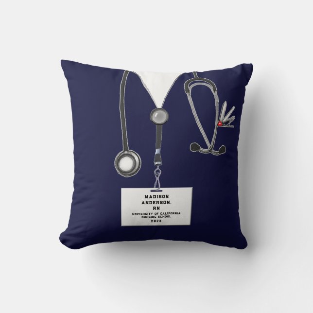 Nurse Graduation Keepsake Cushion (Front)