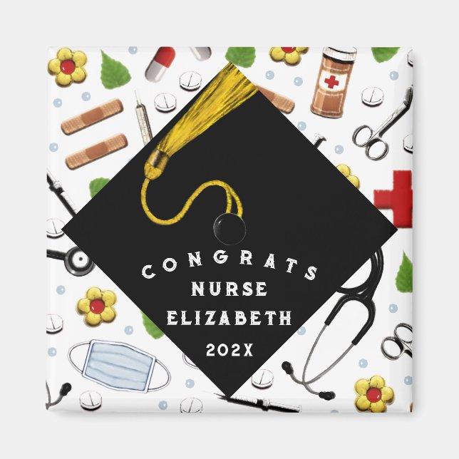 Nurse Graduation Keepsake Gift 2023 Magnet (Front)