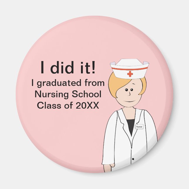 Nurse Graduation Magnet (Front)