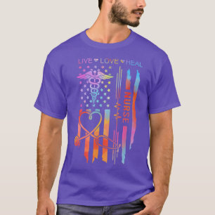 Nurse Graduation, Nurse Week, Nurse US Flag, Nurse T-Shirt