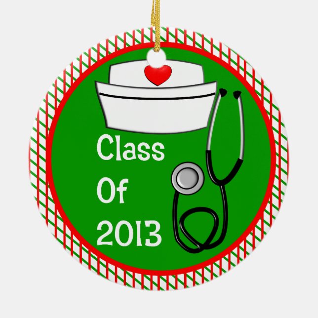 Nurse Graduation Ornament Class 2013 (Back)