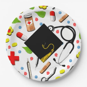 Nurse Graduation Paper Plate