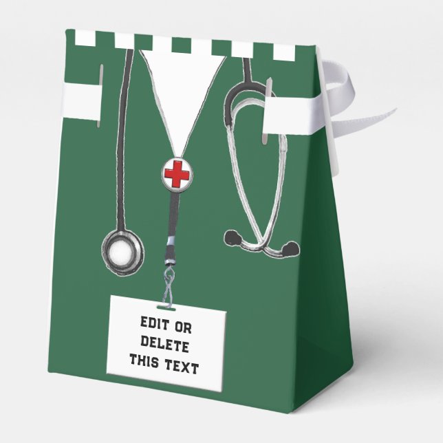 Nurse Graduation Party Favour Box (Back Side)