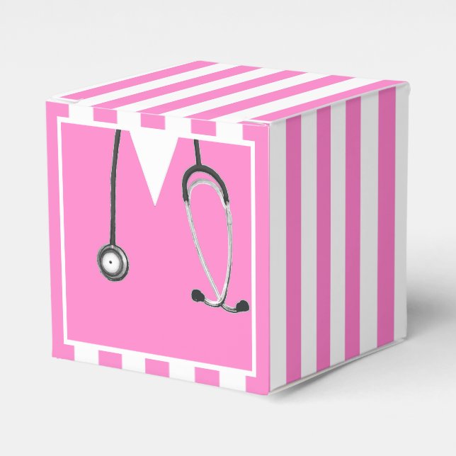 Nurse Graduation Party Favour Box (Front Side)