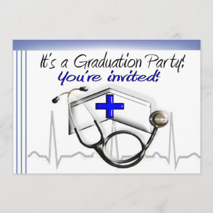 Nurse Graduation Party Invitations
