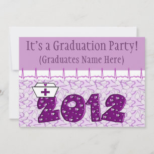 Nurse Graduation Party Invitations 2012