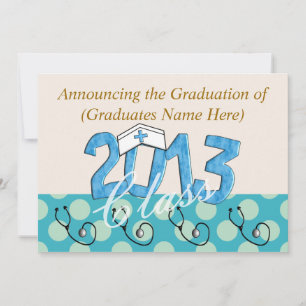 Nurse Graduation Party Invitations 2013